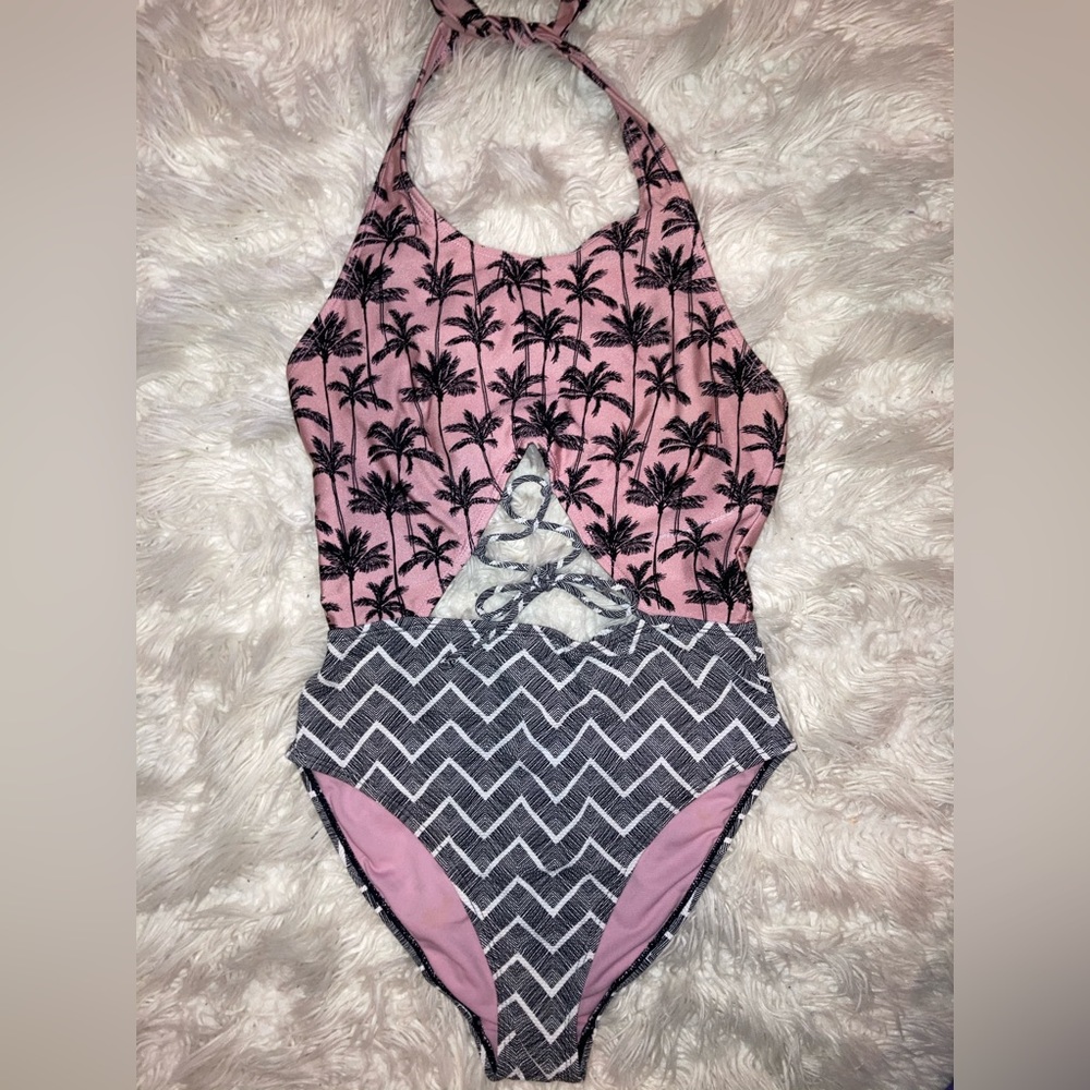 Women’s One Piece With Palm Trees